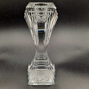 Mikasa Deco Style "City LIghts" Crystal Candlestick 7"
